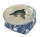 Aschenbecher Stoffbeutel Edelstahl 100mm blau