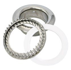RUTGERSON Zackenöse Super-Ring Edelstahl Auge