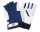 Segelhandschuh aus Leder blau/weiß