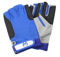 Segelhandschuh aus Amara blau/grau/schwarz