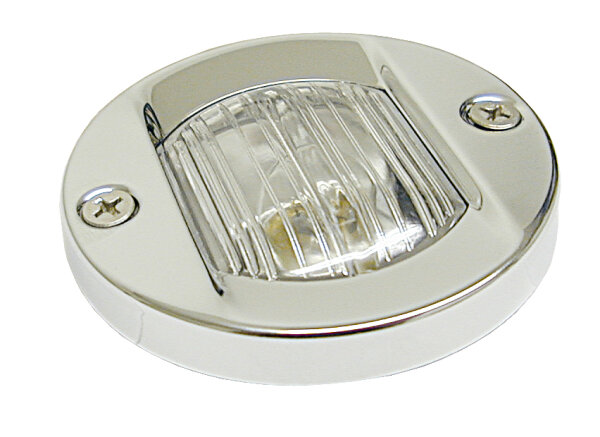 Einbau-Heckleuchte Edelstahl 12V 10W 76mm