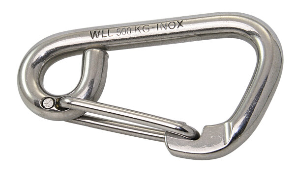 WICHARD Karabiner asym. mit Auge A4