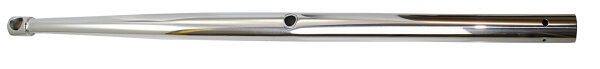 Relingstütze mit zyl. Kopf (rund) A4 25x610mm, 2 Durchzüge