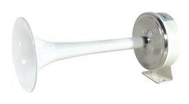 MARCO Signalhorn TCE Edelstahl/Ms 12V 250mm 114dB weiß