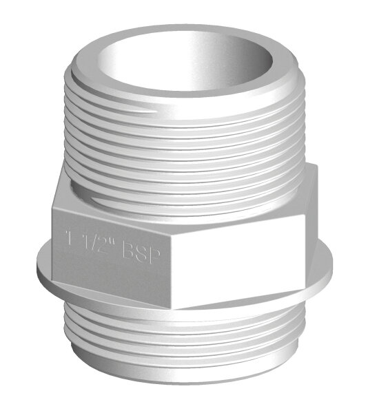 TRUDESIGN Doppelnippel Aquavalve Nylon 1½"