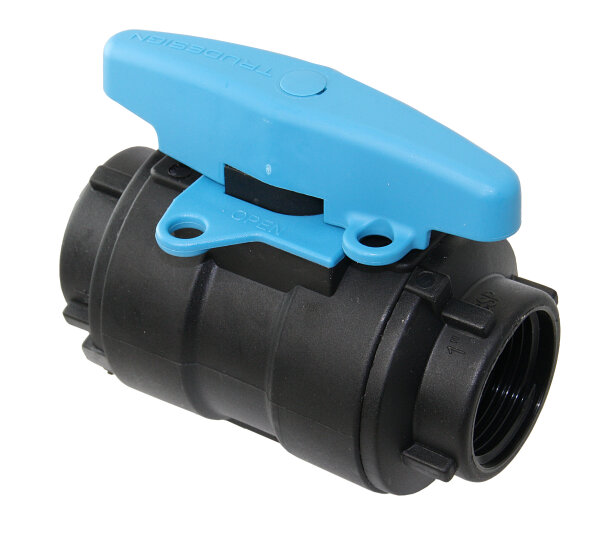 TRUDESIGN Kugelsperrventil mit T-Griff Nylon/GFK