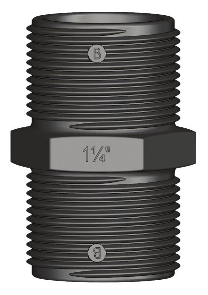 TRUDESIGN Doppelnippel Nylon