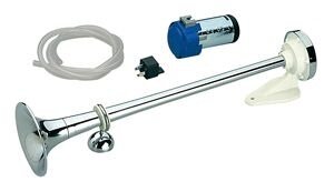 MARCO Signalhorn mit Kompressor MA1-S Kunststoff/Cr 12V 500mm 117dB