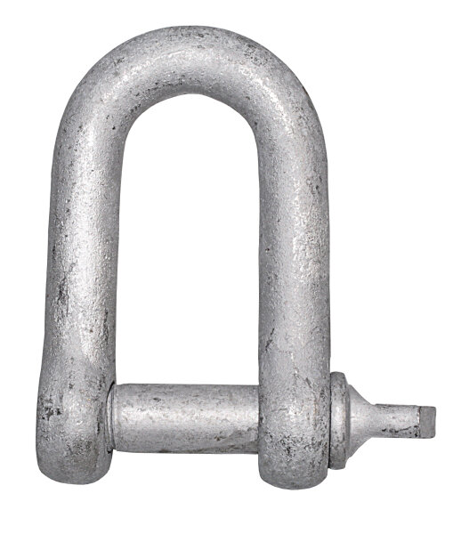 D-Schäkel Verzinkt Pin