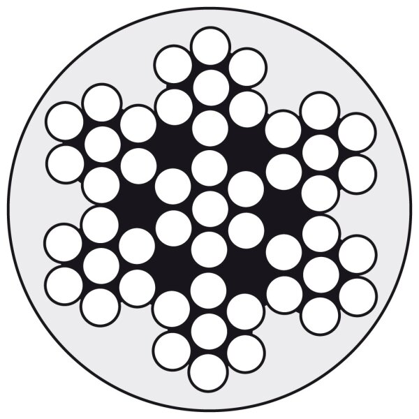 Drahtseil 7x7 A4