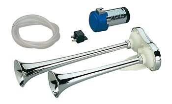 MARCO Doppelhorn mit Kompressor TT2-M Kunststoff/Cr 12V 390mm 111dB