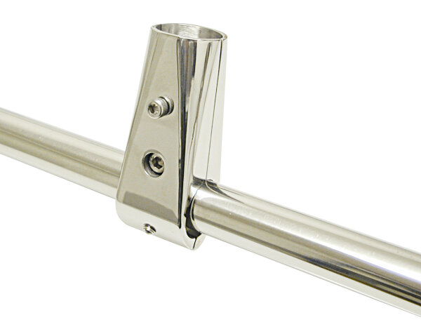 Flaggenstockhalter für Reling A4 25mm, für Reling 22/25mm