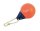 Schlüsselanhänger Mini-Kugelfender, orange