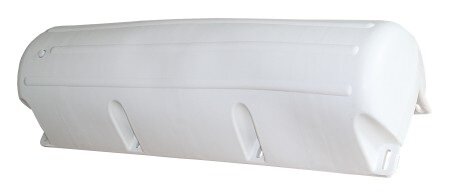 Stegfender/Bumper für Rechteckprofil PVC 885x270mm weiß