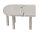 Scharnier mit Gewinde A4 76x40x4,0mm, M6x45mm