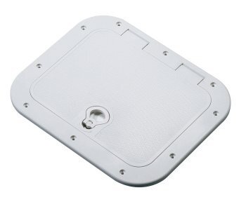 Inspektionsluke mit Verriegelung ASA 377x277mm weiß