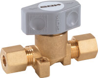Gas-Schnellverschlussventil DSV Ms/PA 16bar, beids....