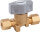 Gas-Schnellverschlussventil DSV Ms/PA 16bar, beids. Rohrverschr. RVS8