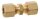 Rohrverbinder, gerade Messing beids. Rohrverschr. RVS8