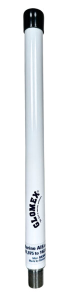 GLOMEX AIS-Antenne, Fiberglas, 0,25m, 3dB, weiß, FME