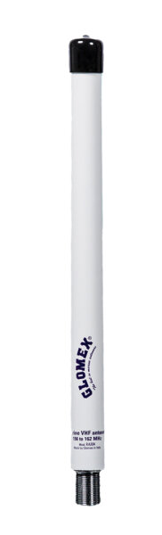 GLOMEX VHF-Seefunkantenne, Fiberglas, 0,25m, 3dB, weiß, FME