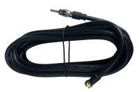 GLOMEX Radiokabel, F-Stecker vergoldet auf Motorola, 3,6m