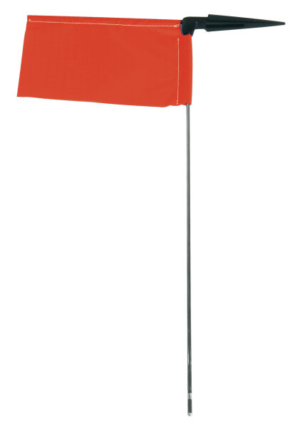 ALLEN Windanzeiger ohne Seitenhalter, Tuch 110x120mm rot
