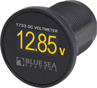 Voltmeter Mini, OLED, 12/24V, gelb (5 St. bulk)