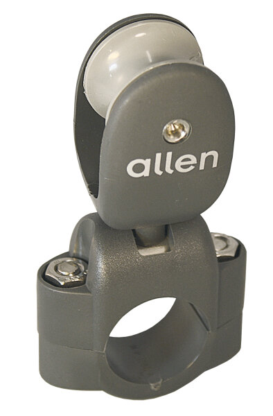 ALLEN Reffleinenblock gleitl. 27mm, Seil 14mm, für Reling 25mm