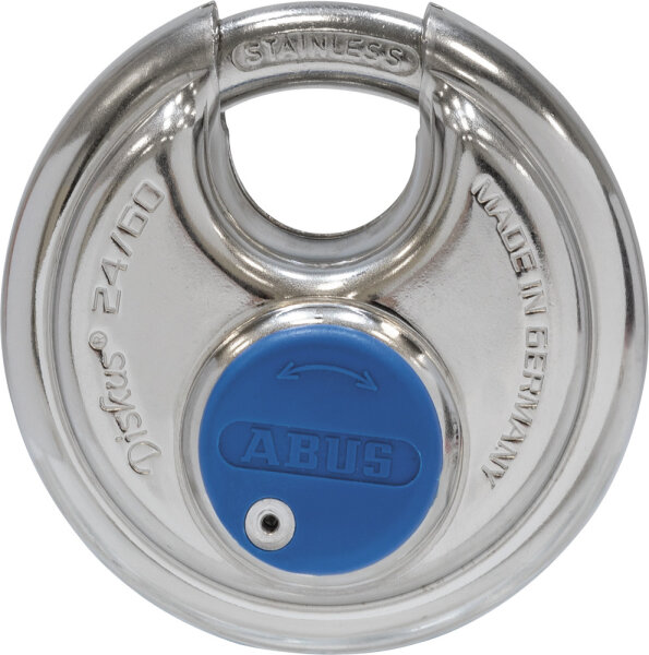ABUS Vorhängeschloss Diskus 24IB60 Edelstahl 60mm