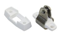 Verdeckgelenk A4/Nylon Schraube 8mm zöllig, weiß