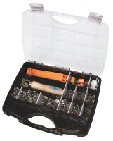 Q-SNAP Druckknopf Starter-Kit mit 50 Sets, Werkzeugen und...