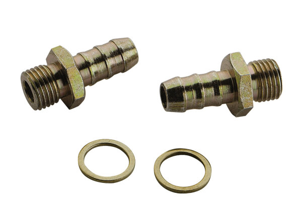 Anschluss-Set, gerade für Treibstoffschlauch 8mm