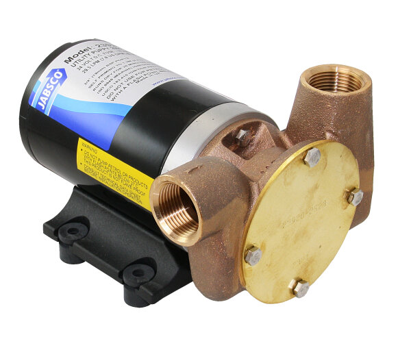 JABSCO Pumpe Utility Puppy 2000 Bronze 24V 30L/min 3/4" Nitril