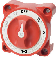 BLUE SEA Batteriewahlschalter e-Serie, 4 Posi, 325A, rot