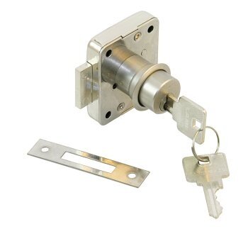 LAMP Kastenschloss 3310-24-B MsNi für Türen 24mm, verschiedenschl.