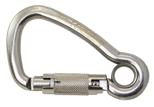 KONG Karabiner asym. mit Auto-Block und Kausche A4 11x124mm