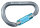 KONG Karabiner HMS Classic mit Auto-Block Alu 12x116mm grau/cyan