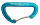 KONG Karabiner Argon F mit Draht-Öffnung Alu 93mm cyan