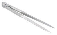Marinezirkel, klassisch Nickelfarben matt 180mm