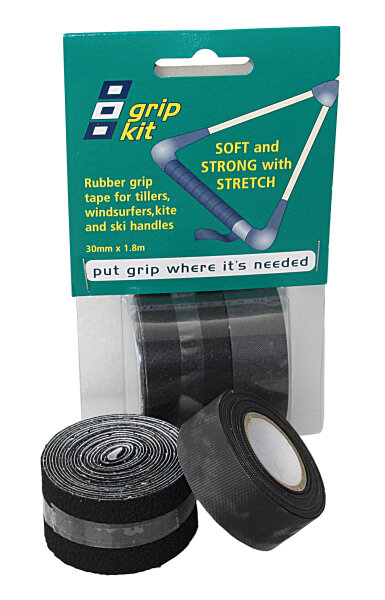 PSP Griff-Tape Gummi 30mm 1,8m, schwarz