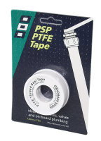 PSP Dichtband für Rohrgewinde PTFE 12mm 12m weiß