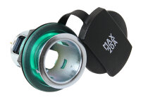 Einbau-Steckdose mit Deckel 12/24V 20A für Stecker 21mm