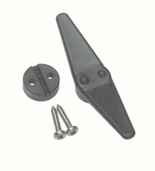BARTON Flaggenklampe für Wanten Nylon für Drahtseil 4-8mm