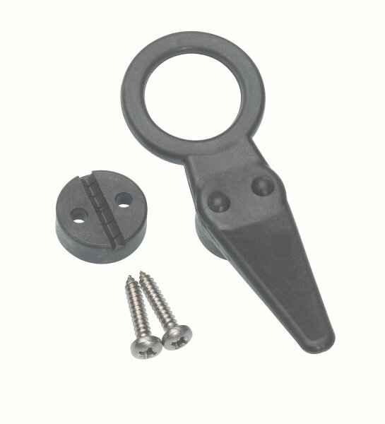 BARTON Flaggenklampe mit Auge für Wanten Nylon für Drahtseil 4-8mm