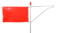 Verklicker ohne Seitenhalter, mit PVC Tuch rot (Opti)
