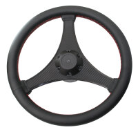 RIVIERA Steuerrad VR04 Carbon/Leder 350mm, schwarz mit...