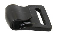 Gurtband-Clip Kunststoff für Gurt 25mm schwarz 10St.