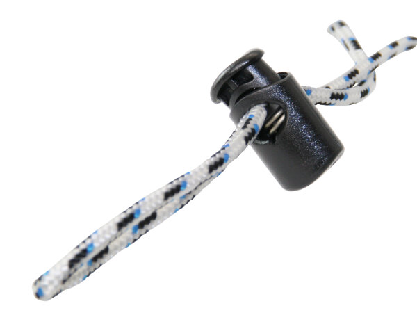 Kordelstopper POM für Seil 3-4mm schwarz 10St.